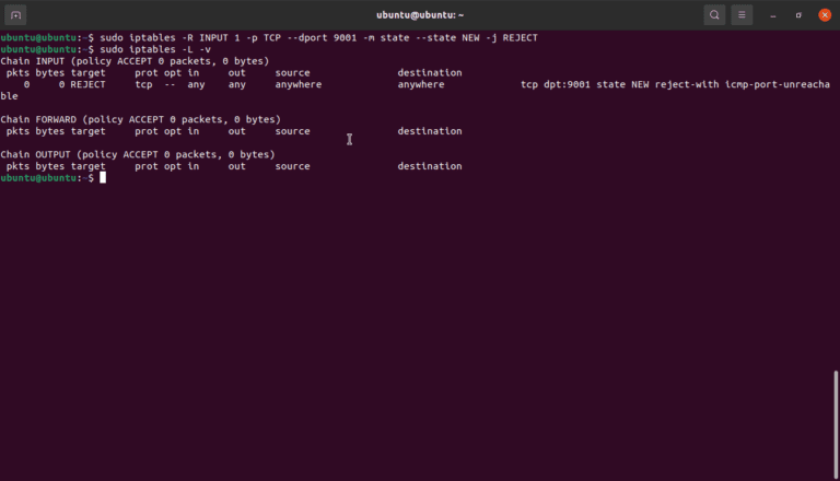 Не работает iptables ubuntu