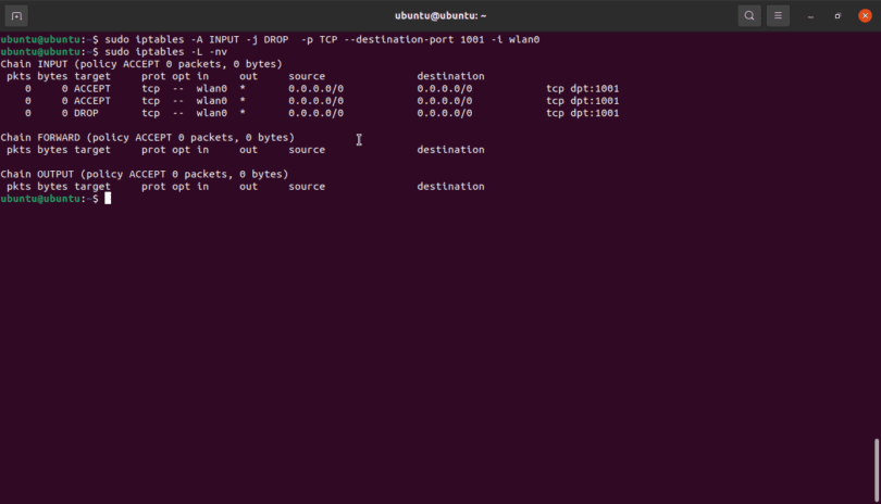 Настройка nat iptables ubuntu