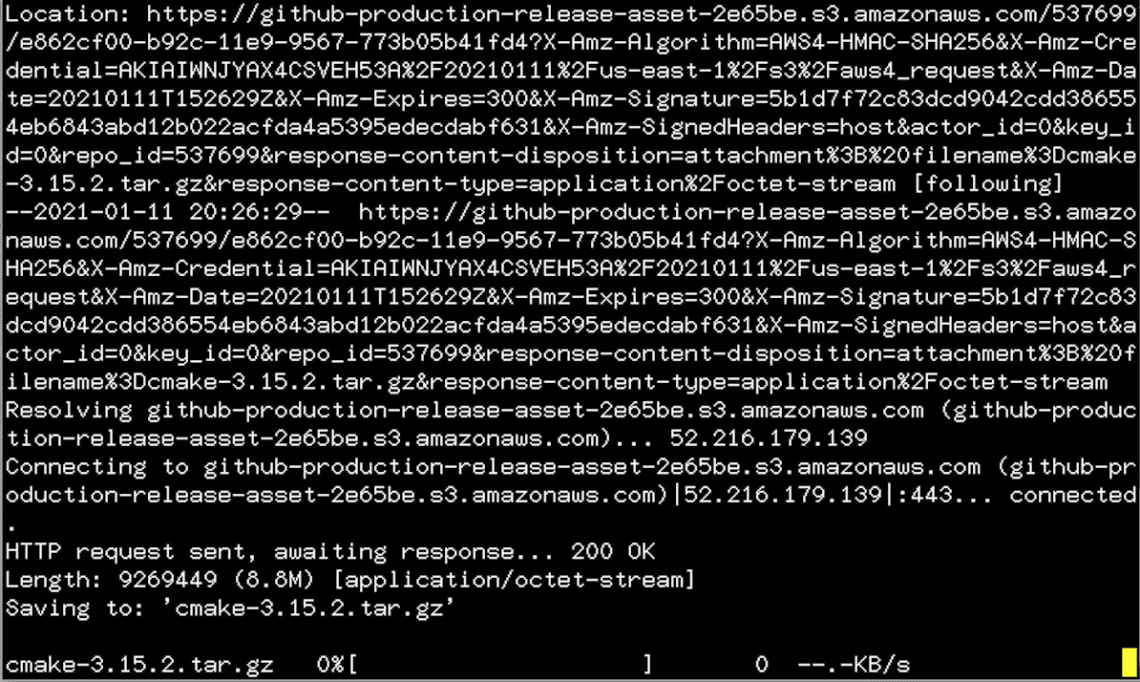 cmake command not found linuk