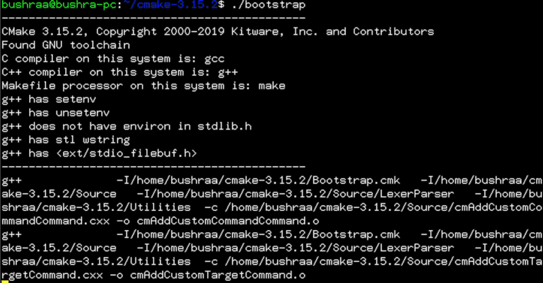 install cmake unix