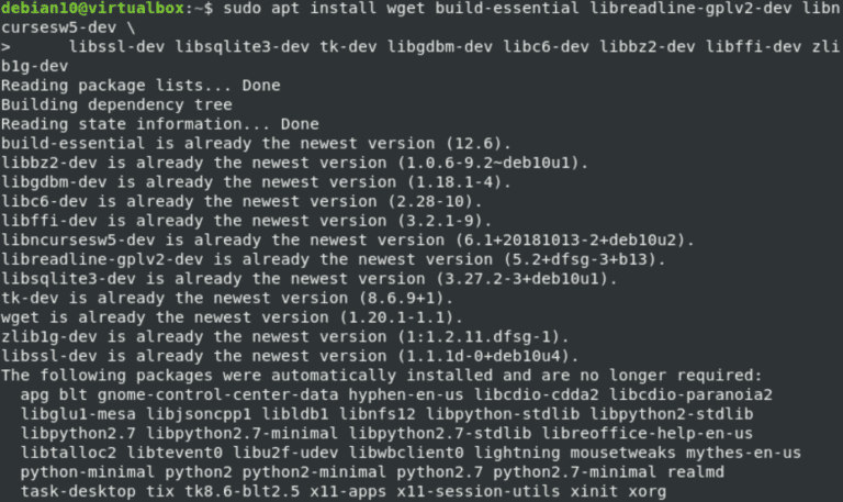 How to Install Python on Debian 10