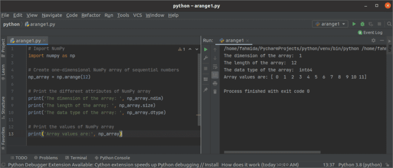 How to Use Python NumPy arange() Function