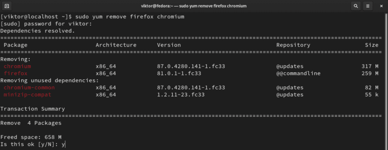 How To Setup And Use YUM On Fedora 