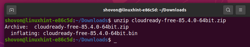 chrome os linux usb download