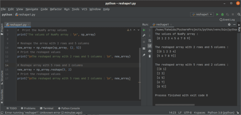 How To Use Python NumPy Reshape Function How to use python numpy reshape function