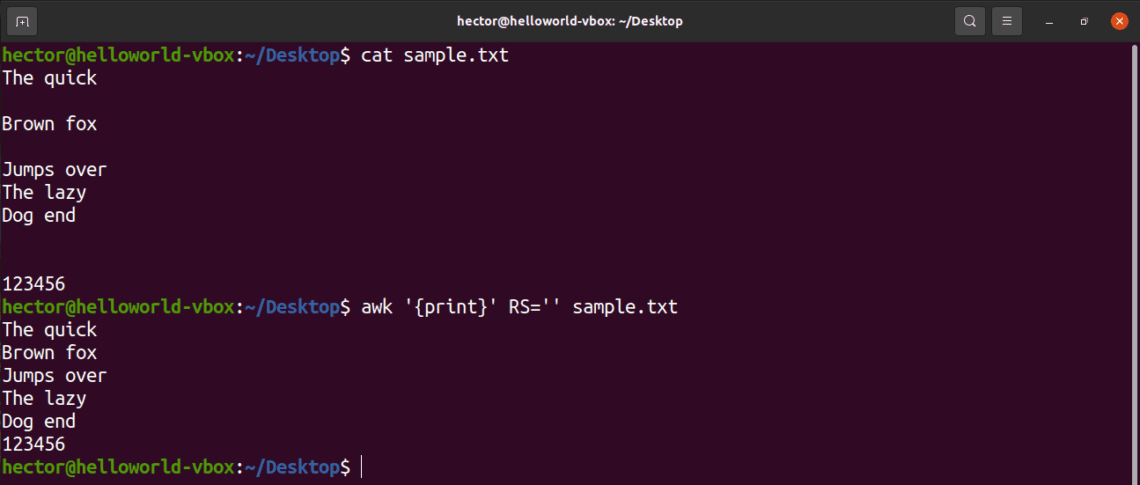 How to Use AWK on Linux