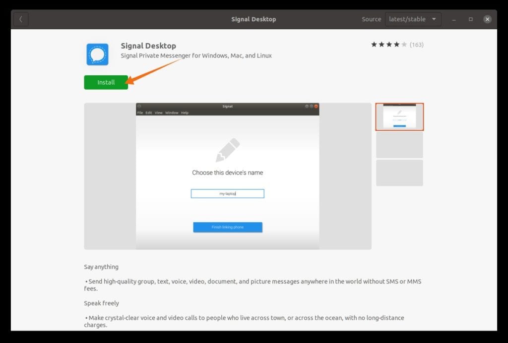 How to install Signal Messaging App on latest Ubuntu