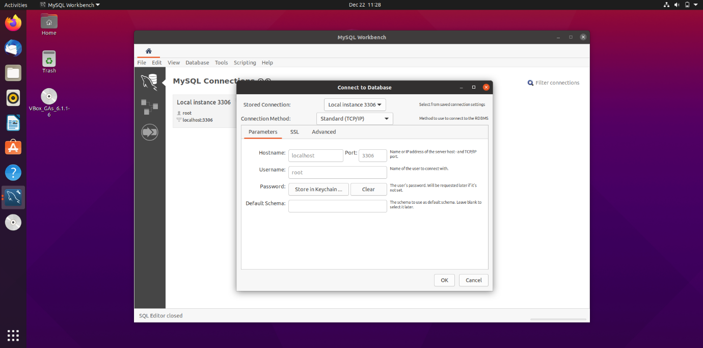 Как удалить workbench ubuntu