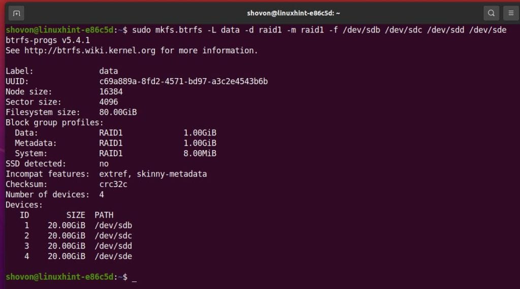 How to Set Up Btrfs RAID
