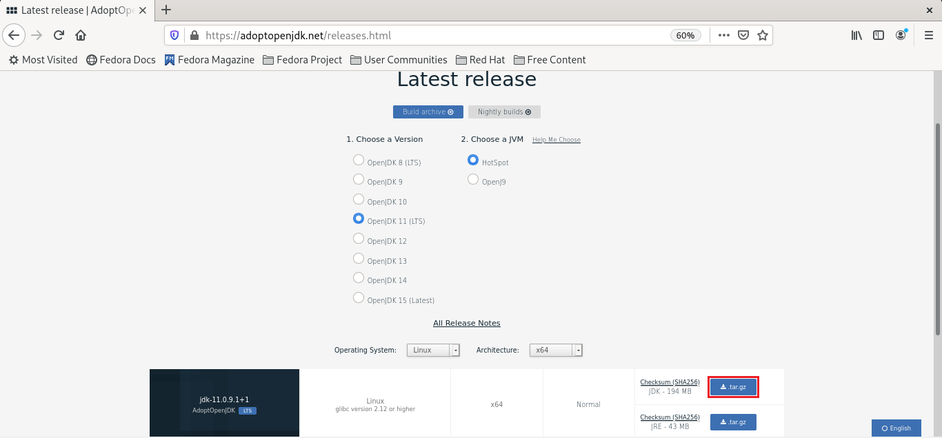 install openjdk 11 manually