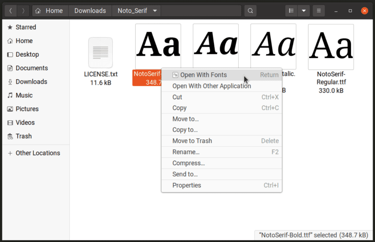 How to Install Custom Fonts in Linux