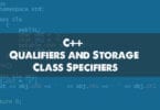 C++ Qualifiers and Storage Class Specifiers