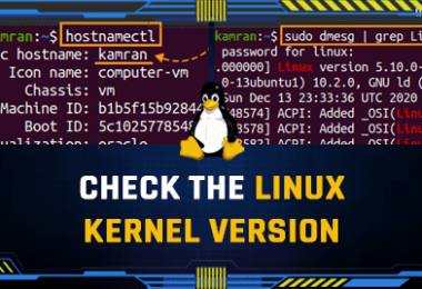 check kernel version linux