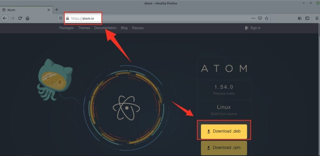 how-to-install-atom-text-editor-on-linux-mint-20