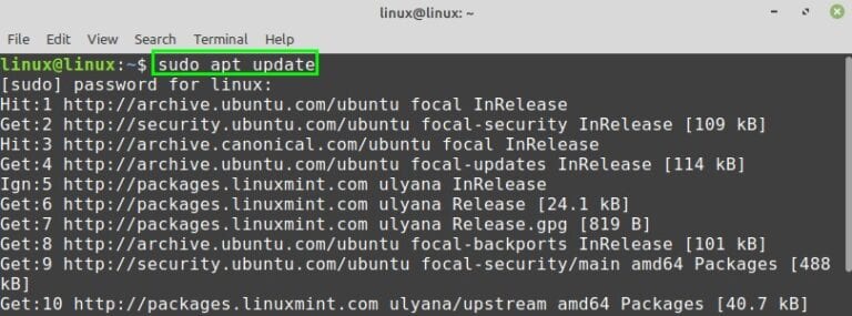 Linux mint как запустить mysql