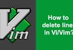 How to delete lines in Vi/Vim?