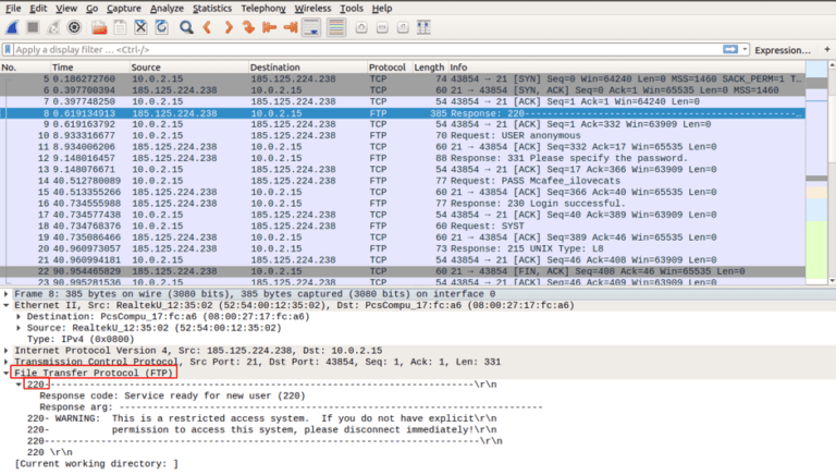 setting up wireshark linux
