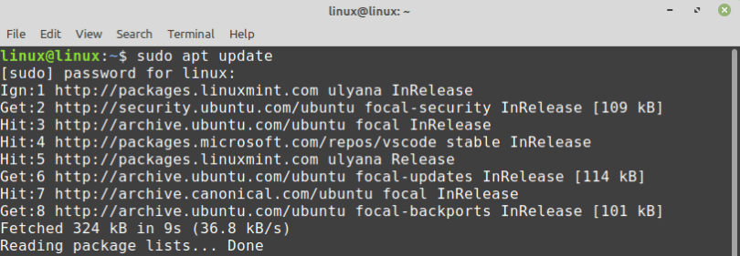 install visual studio code in linux mint