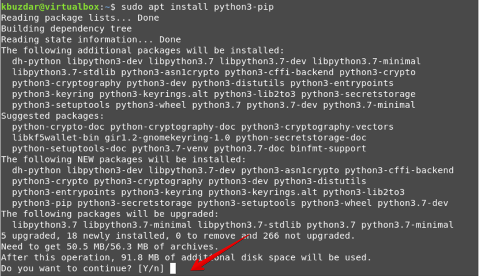 install pip3 python