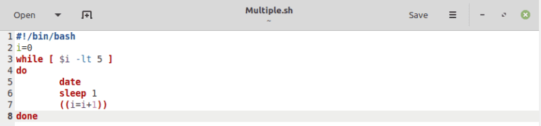 Bash while loop with Counter.