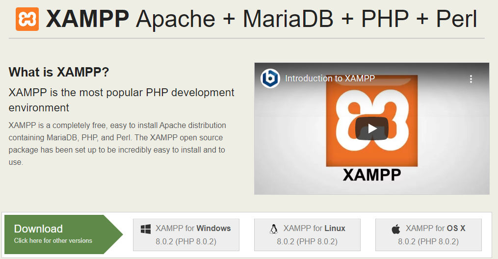 install drupal xampp linux