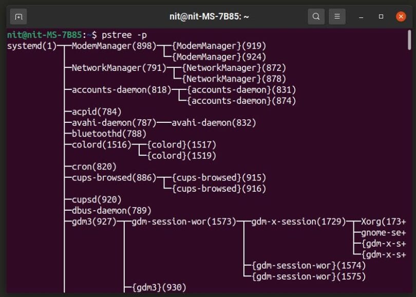 python linux process monitor