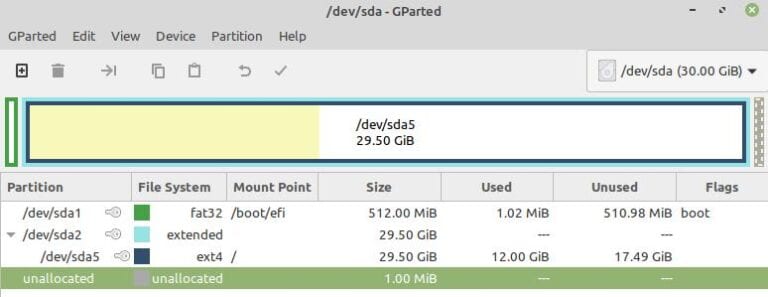 How to install and use GParted on Linux Mint