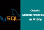 Create Stored Procedures in MySQL