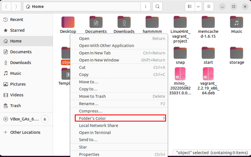How to Change Folder Color in Ubuntu 22.04