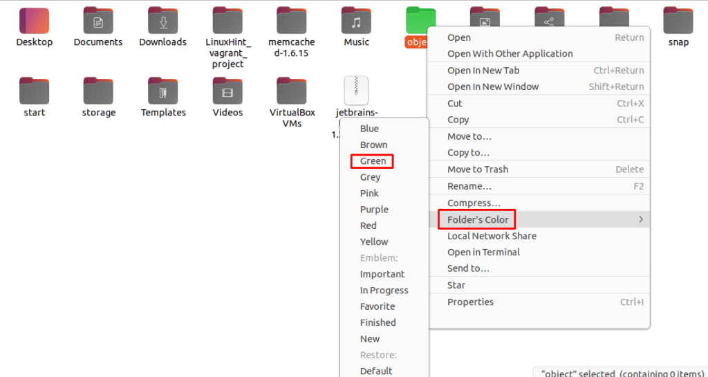 How to Change Folder Color in Ubuntu 22.04