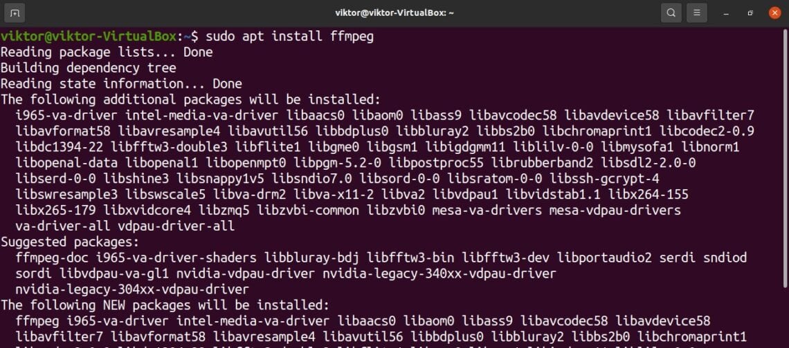 ubuntu how to use ffmpeg