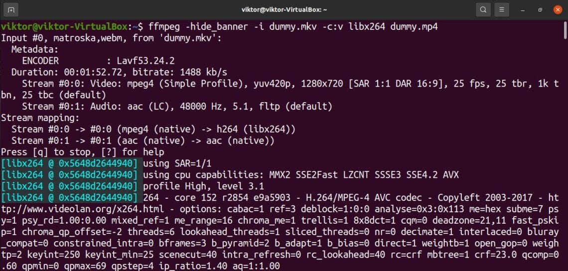 linux ffmpeg batch convert