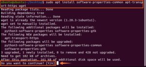 install visual studio code ubuntu 20.04 terminal