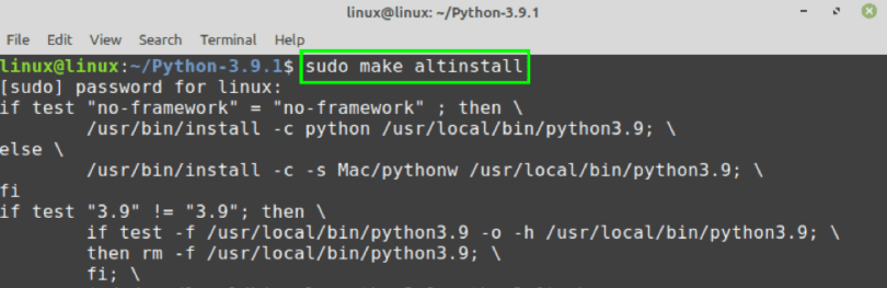 how to use python 3.9 on mac
