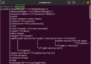 Pstree linux команда не найдена