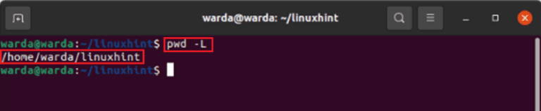 linux-pwd-command