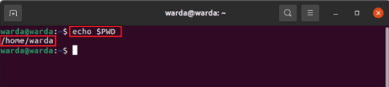 Команда pwd в linux