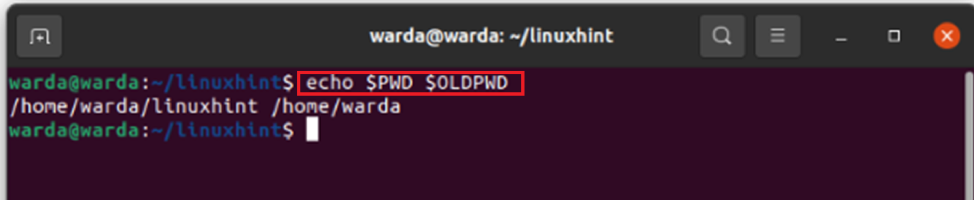 Linux pwd Command