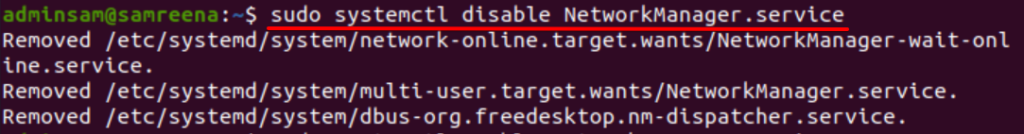 Network disabled ubuntu как включить