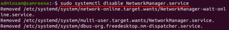 Ubuntu Enable and Disable the Network Interface – Linux Hint