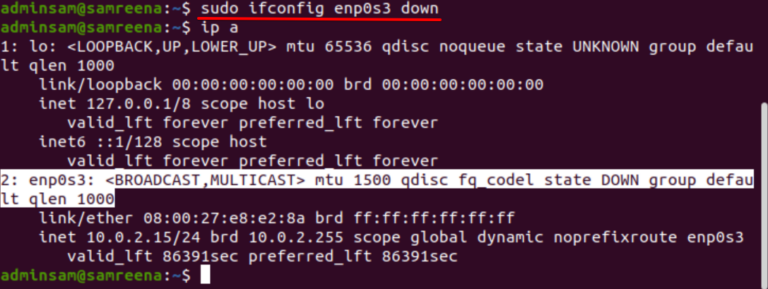 Enp0s3 вместо eth0 ubuntu