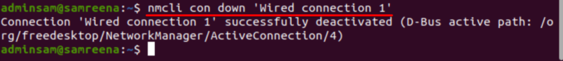 Ubuntu Enable and Disable the Network Interface – Linux Hint