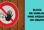 block or unblock ping requests on Ubuntu