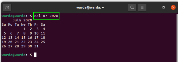 linux-cal-command-tutorial