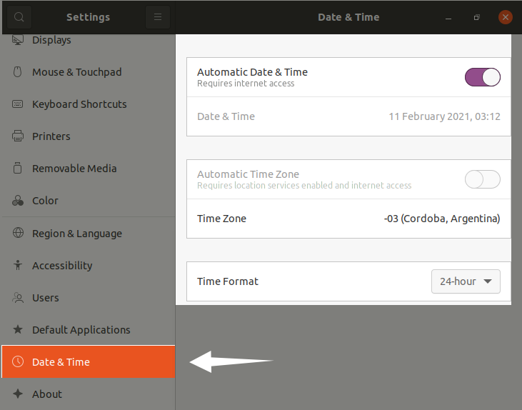 Linux Command Line Date Timezone