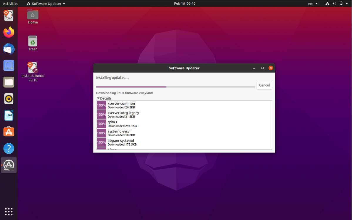 Ubuntu 20.04 install