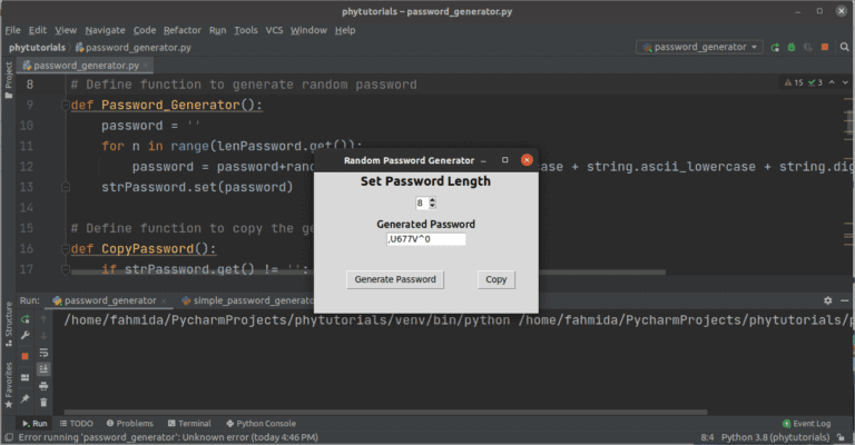 linux random password generator