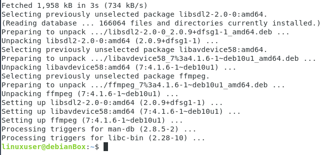 linux ffmpeg