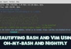 Beautifying Bash and Vim Using oh-my-bash and Nightfly