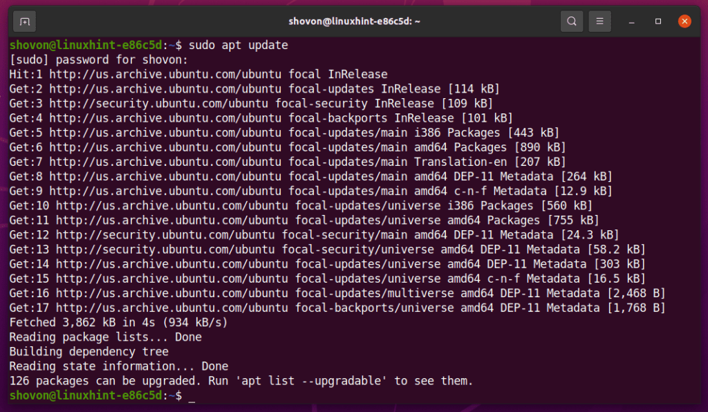 ubuntu 20.04 vnc server